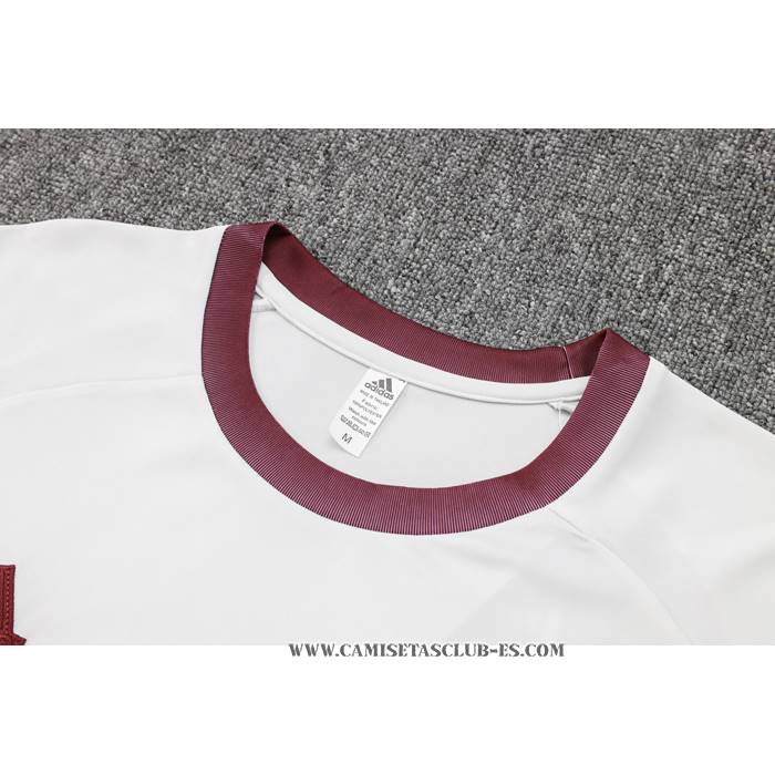 Chandal del Flamengo 24-25 Manga Corta Blanco - Pantalon Corto